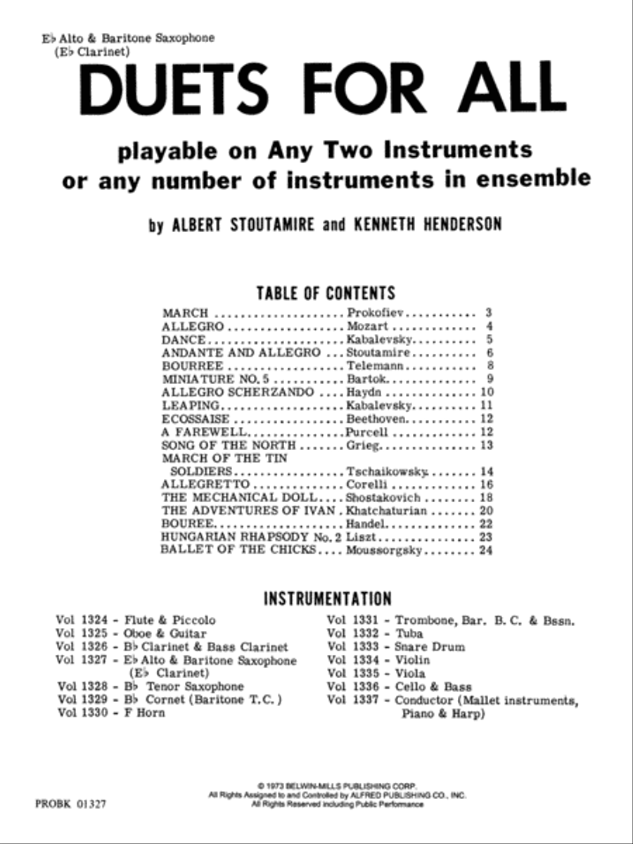 Duets for All Small Ensemble scores gallery preview page 2