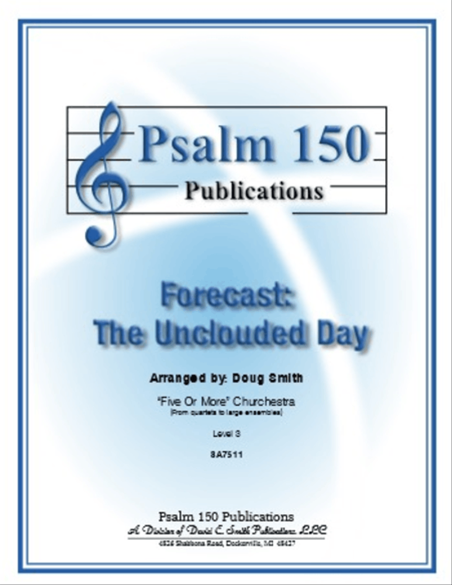 Forecast The Unclouded Day Orchestra scores gallery preview page 1