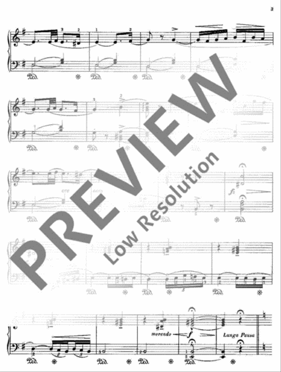Hungarian Rhapsody No.2 E minor Piano Solo scores gallery preview page 4