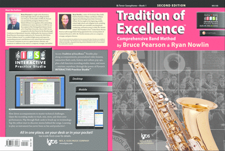 Tradition of Excellence Book 1 - Bb Tenor Saxophone Concert Band Methods scores gallery preview page 2