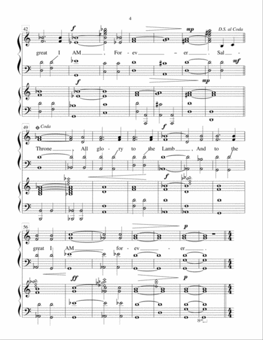 SONG OF THE MULTITUDES Divisi scores gallery preview page 6