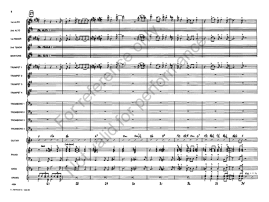 Gospel John Jazz Ensemble scores gallery preview page 6