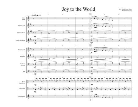 Joy to the World - for early intermediate band image number null
