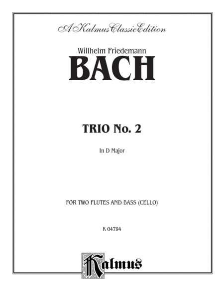 Trio No. 2 in D Major