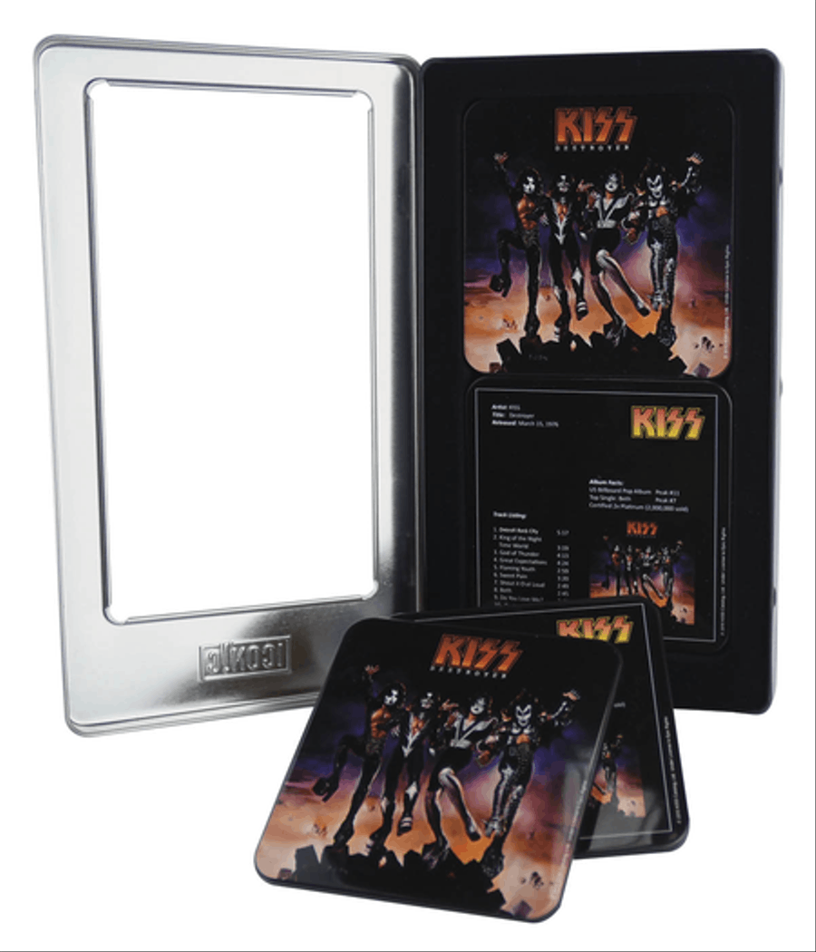 Kiss: Destroyer – 6-Piece Tin Coaster Set School and Community scores gallery preview page 1