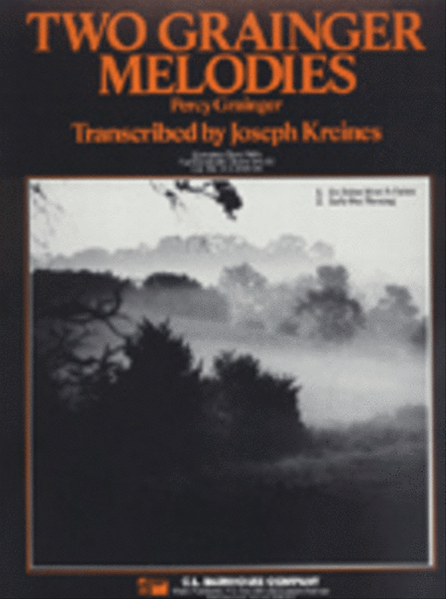 Two Grainger Melodies Two Grainger Melodies Concert Band scores gallery preview page 1