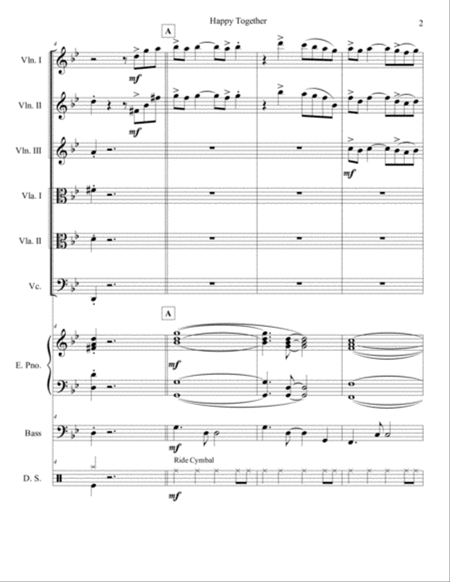 Happy Together Set of Parts scores gallery preview page 2