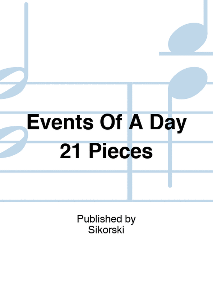 Events Of A Day 21 Pieces