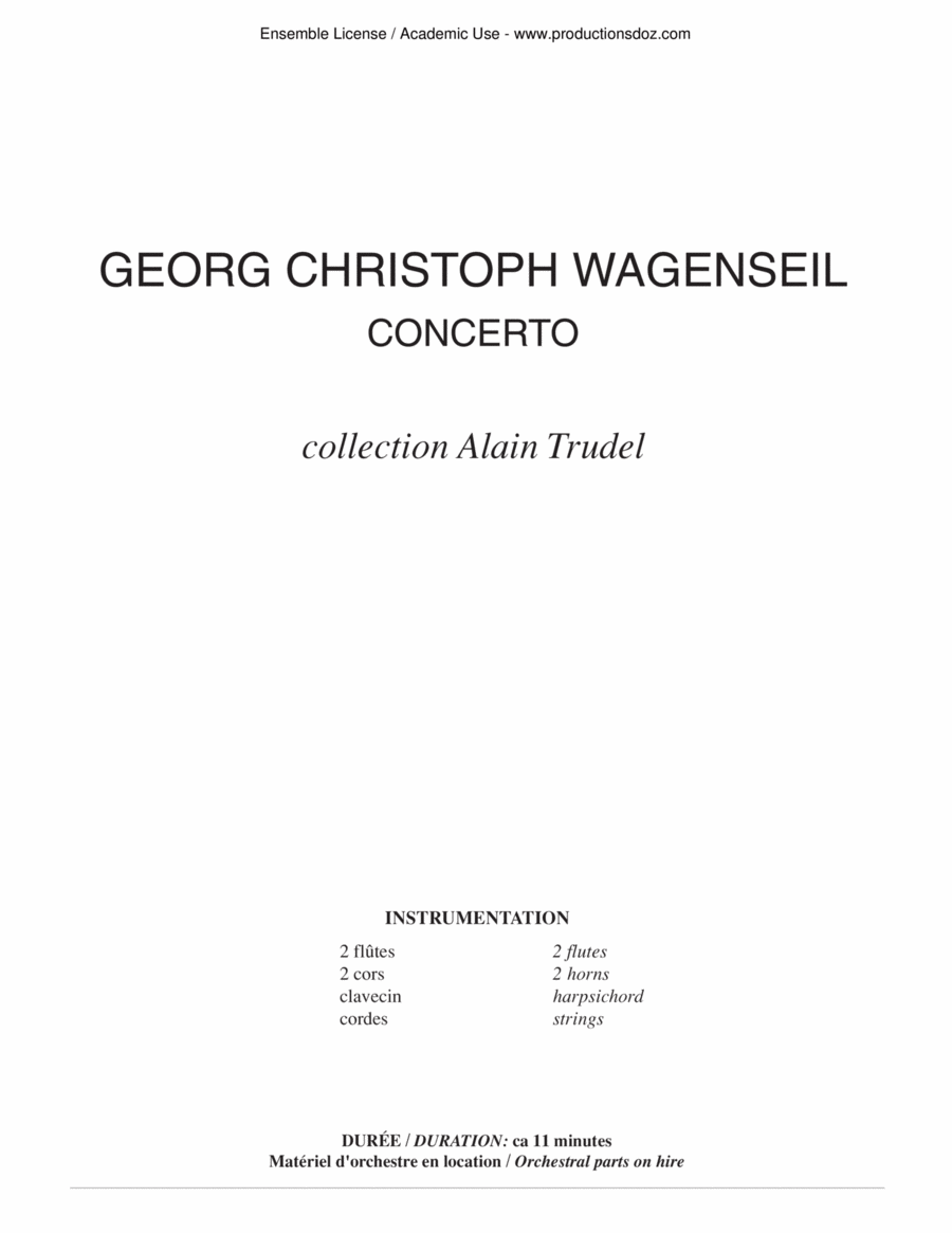 Concerto for trombone (score) Orchestra scores gallery preview page 1