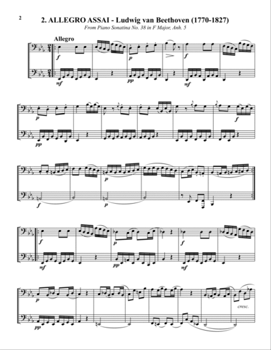 Duets for Low Brass Brass Duet scores gallery preview page 4