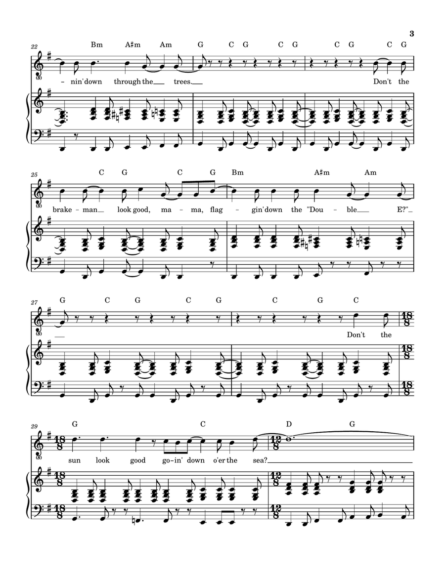 It Takes A Lot To Laugh, It Takes A Train To Cry Piano, Vocal, Guitar scores gallery preview page 4