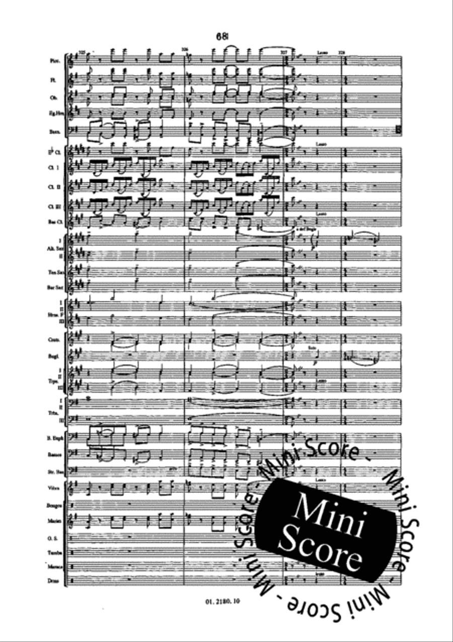 Brazilian Suite Brazilian Suite Concert Band scores gallery preview page 74