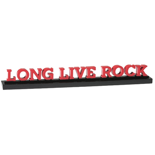 Rock and Roll Hall of Fame 10-inch Desktop Slogan