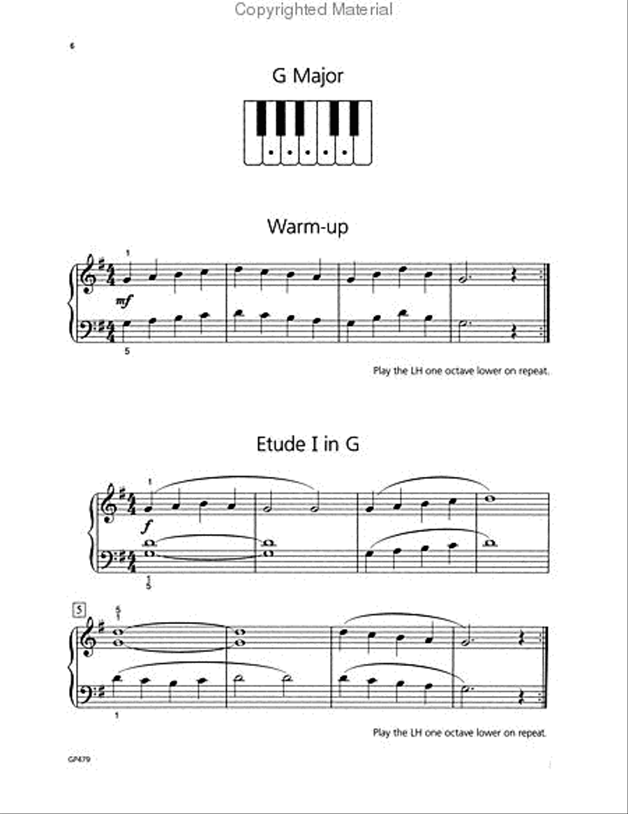 Beginning Piano Multi-Key Reading Piano Method scores gallery preview page 2