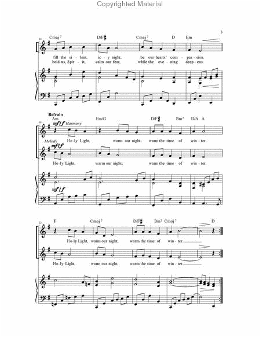 Warm the Time of Winter Warm the Time of Winter 4-Part scores gallery preview page 3