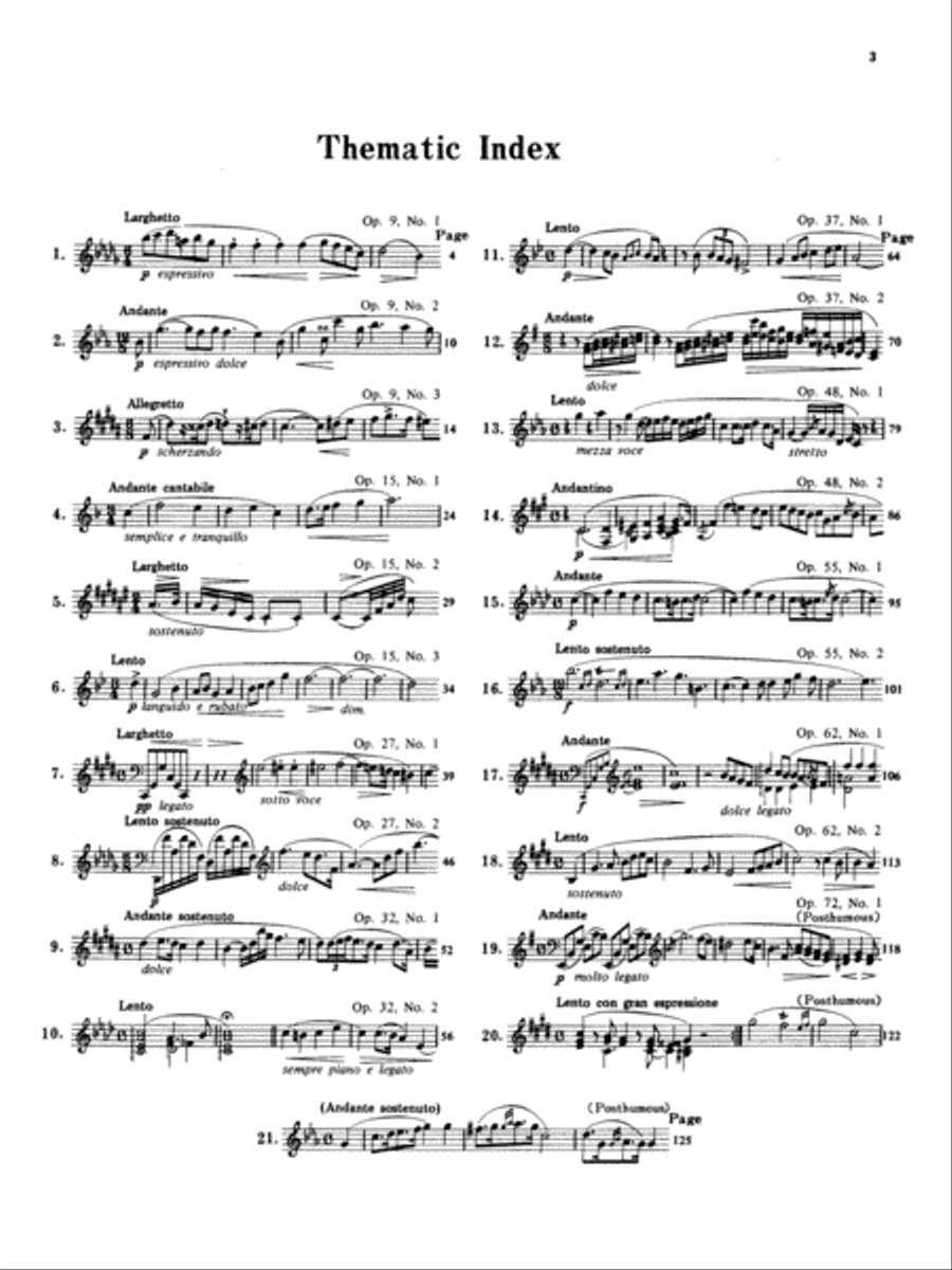 Nocturnes - Complete Piano Solo scores gallery preview page 4