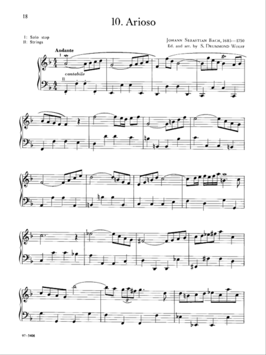 Baroque Music for Manuals, Vol. II Organ scores gallery preview page 9