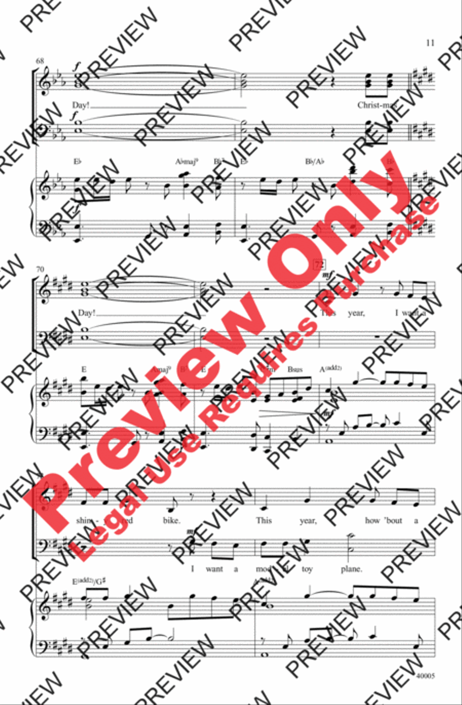 Counting Down to Christmas - SoundTrax CD (CD only) Choir scores gallery preview page 11