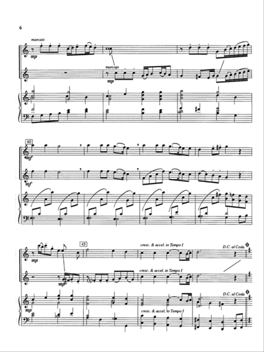Solos and Duets - for C Instruments and Accompaniments (Volume I) Piano Accompaniment scores gallery preview page 5