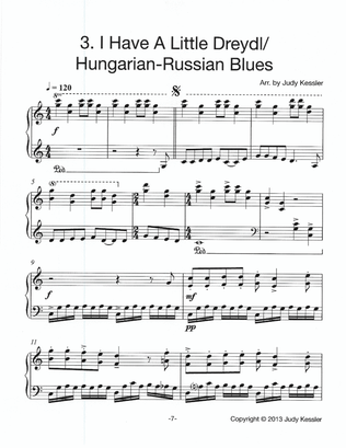 Book cover for Hungarian-Russian Blues : I Have a Little Dreydl