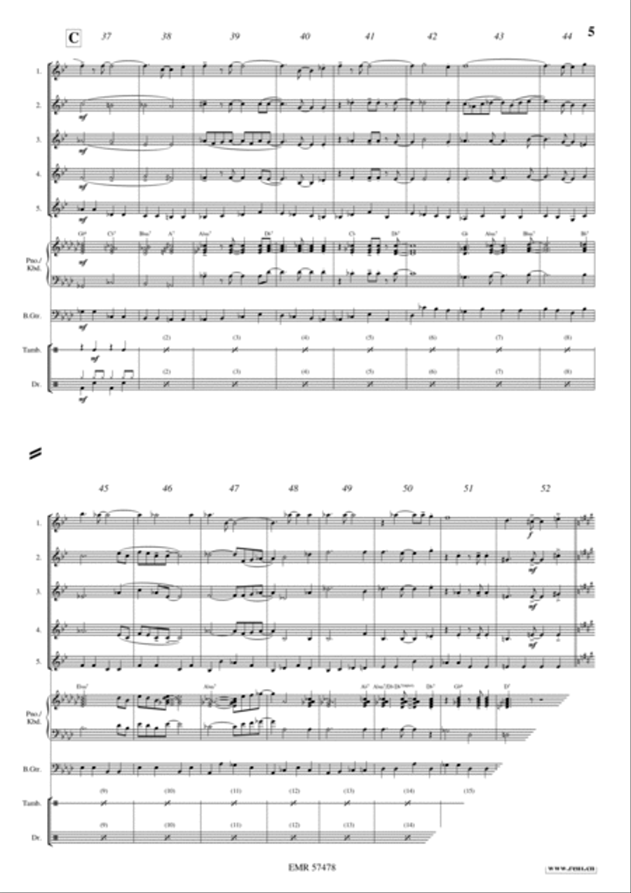 Mack The Knife Clarinet Quintet scores gallery preview page 5