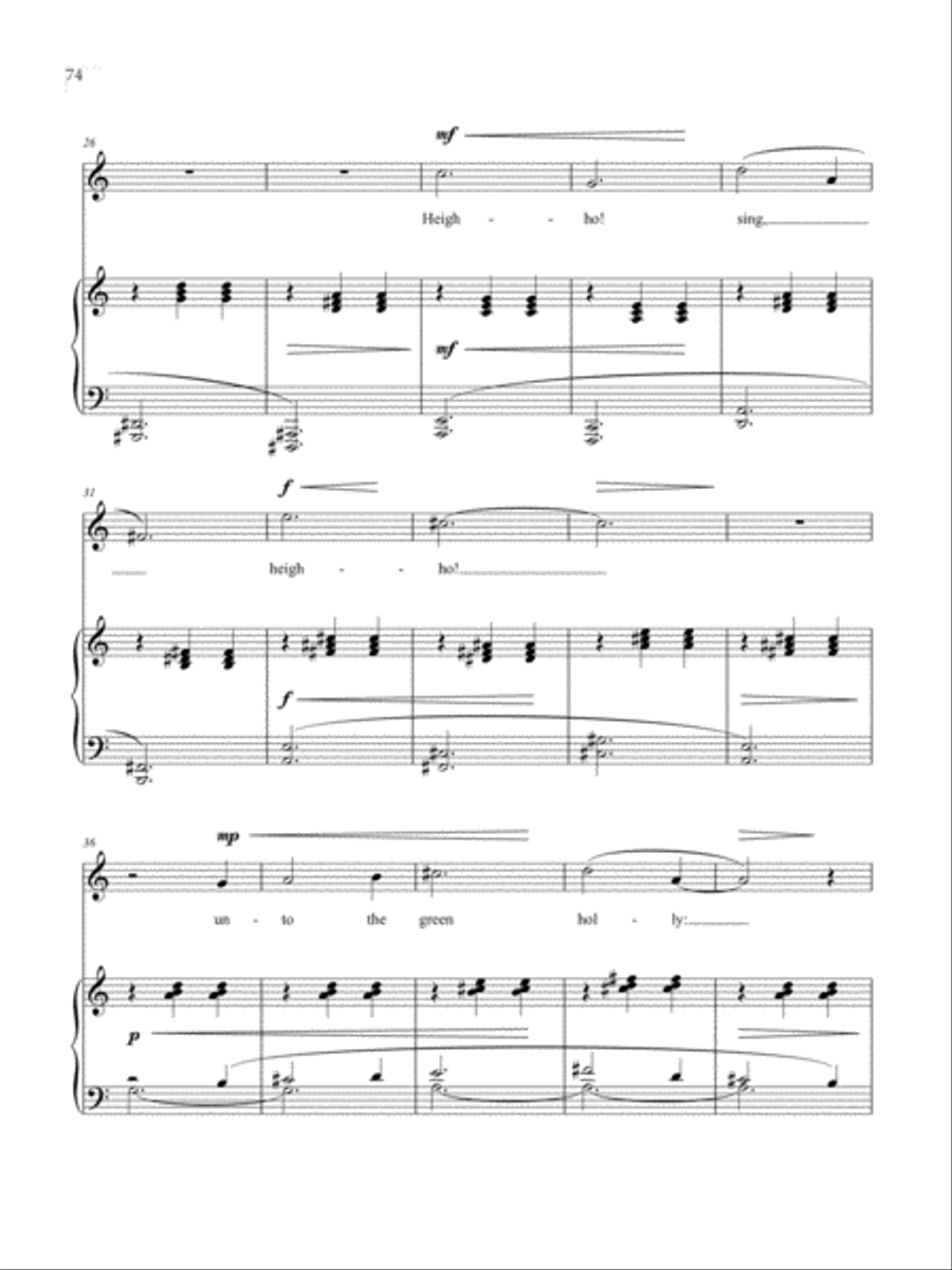 Blow, blow, thou winter wind Voice Solo scores gallery preview page 6