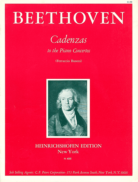 Cadenzas to Piano Concertos Nos.1 3 and 4