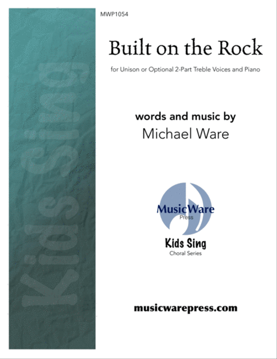 Built On The Rock Unison Choir scores gallery preview page 1