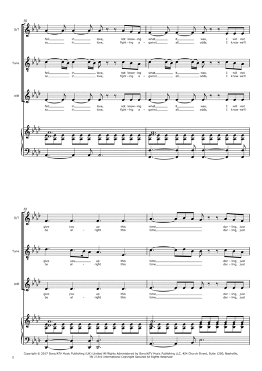 Perfect Perfect 3-Part scores gallery preview page 2