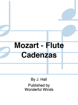 Book cover for Mozart - Flute Cadenzas