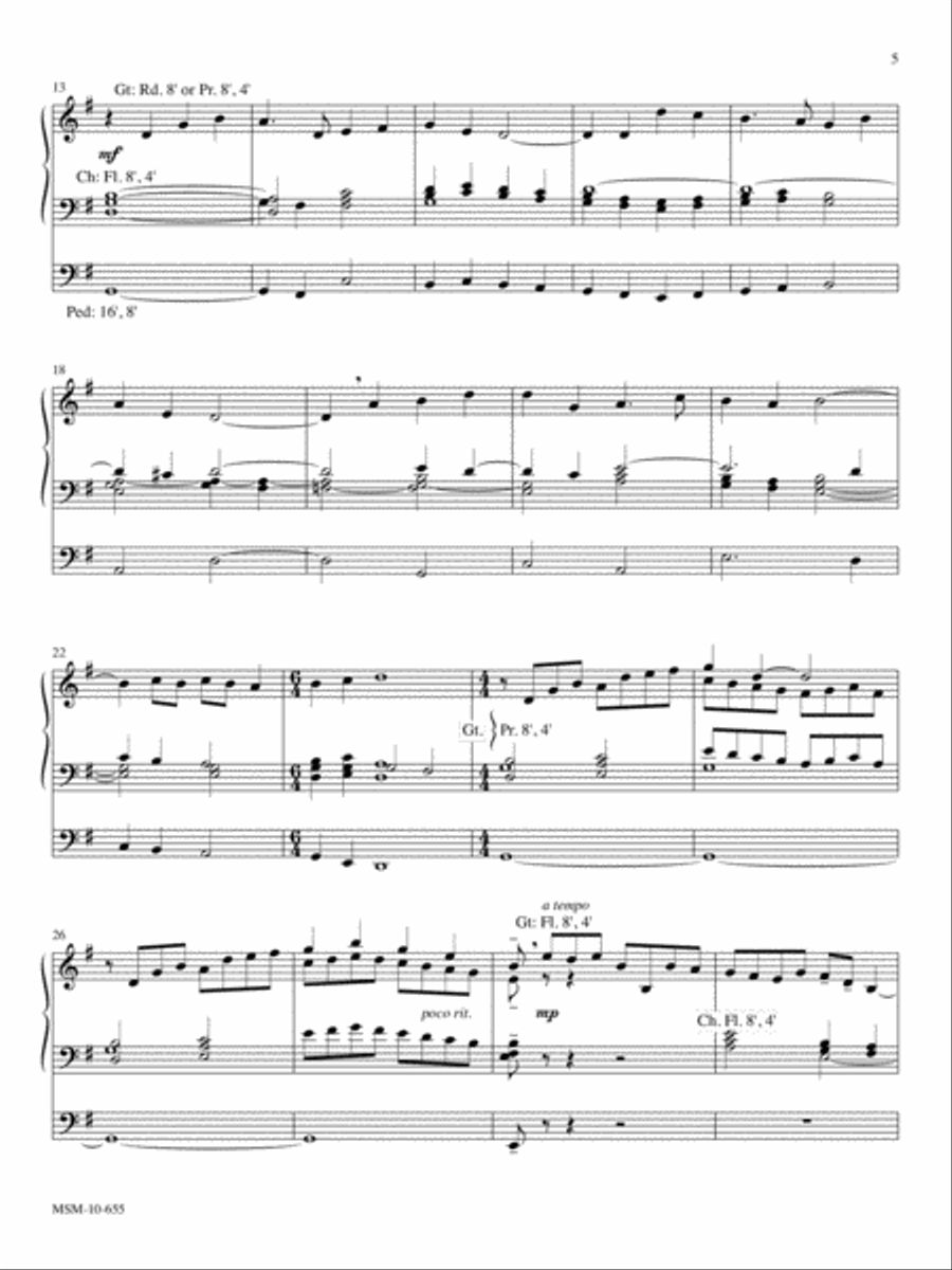 When In Our Music Three Hymn Settings for Organ Organ Solo scores gallery preview page 3