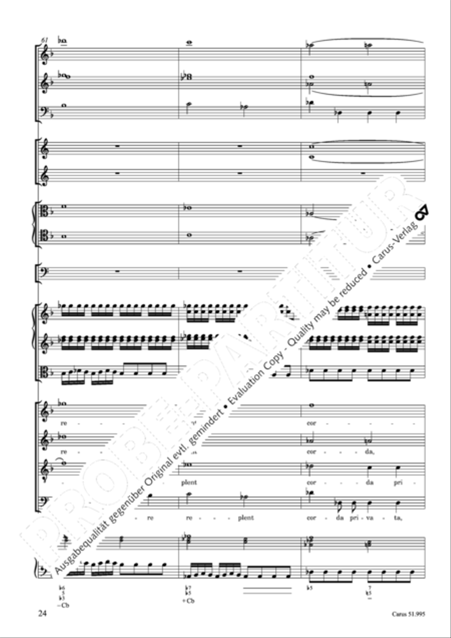 Insanae et vanae curae 4-Part scores gallery preview page 25