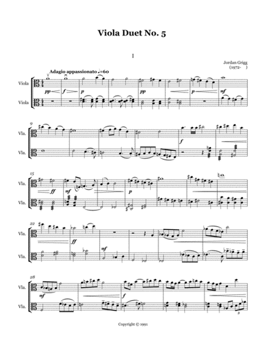Viola Duet No.5 image number null