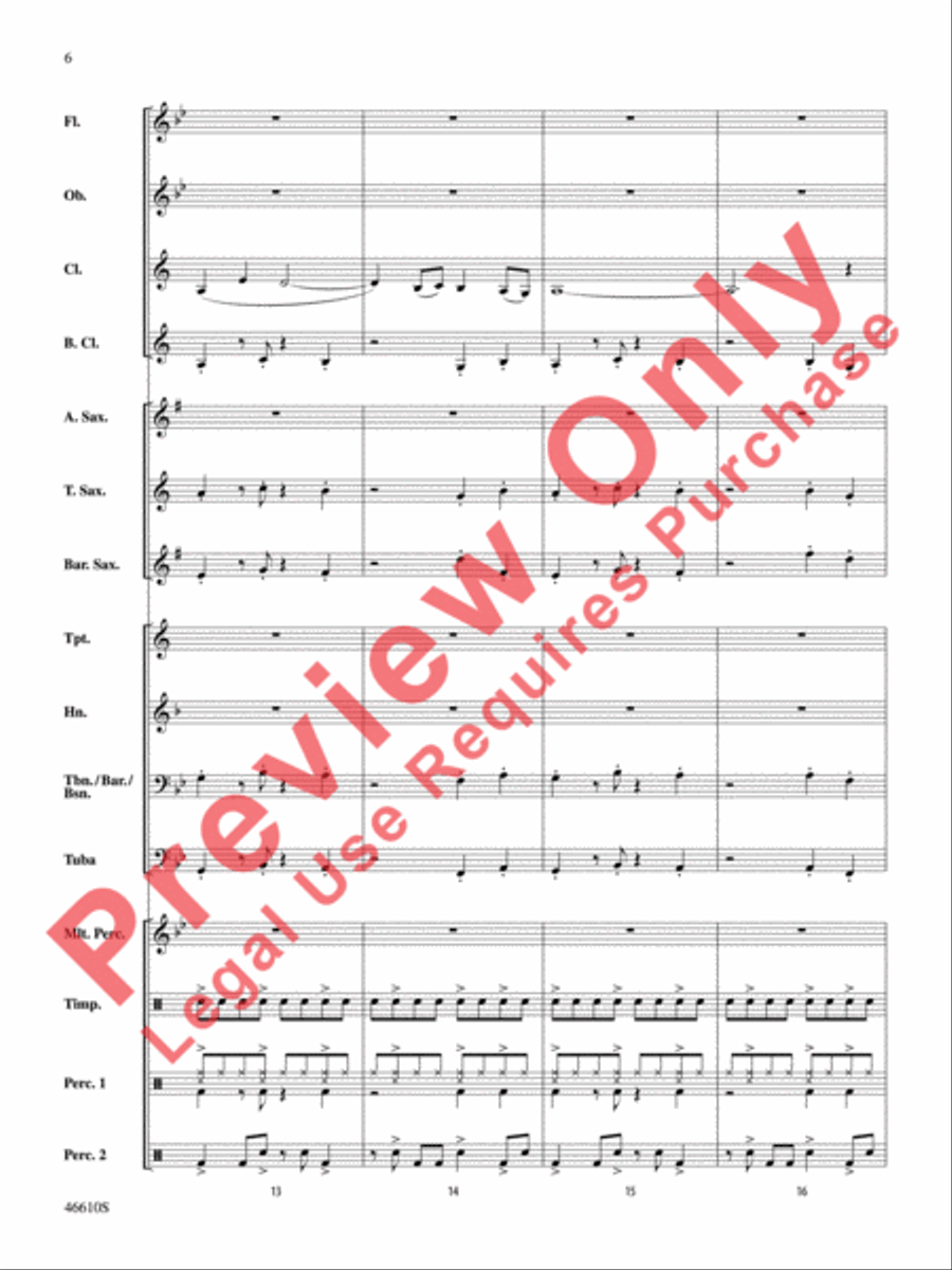 Sahara Adventure Concert Band scores gallery preview page 7