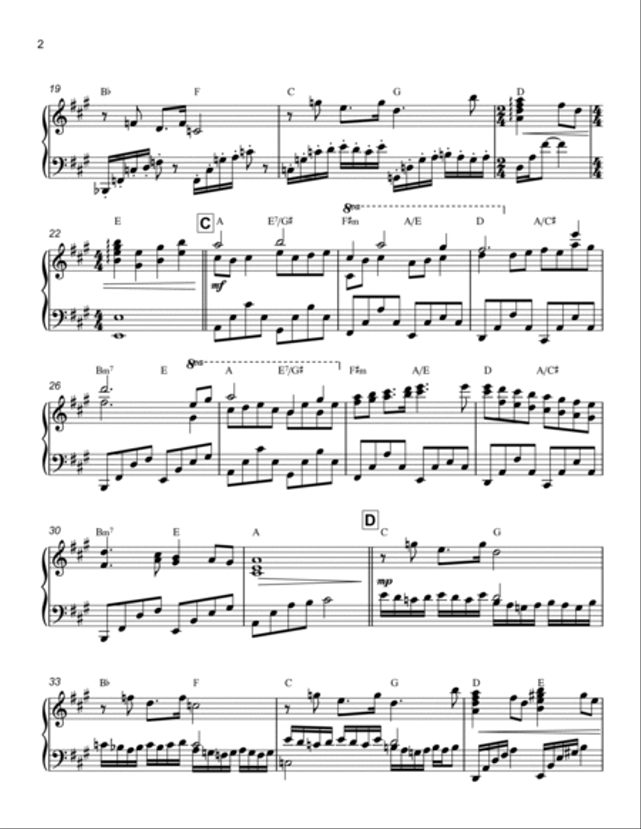 Finale, from East of Eden Piano Solo scores gallery preview page 2