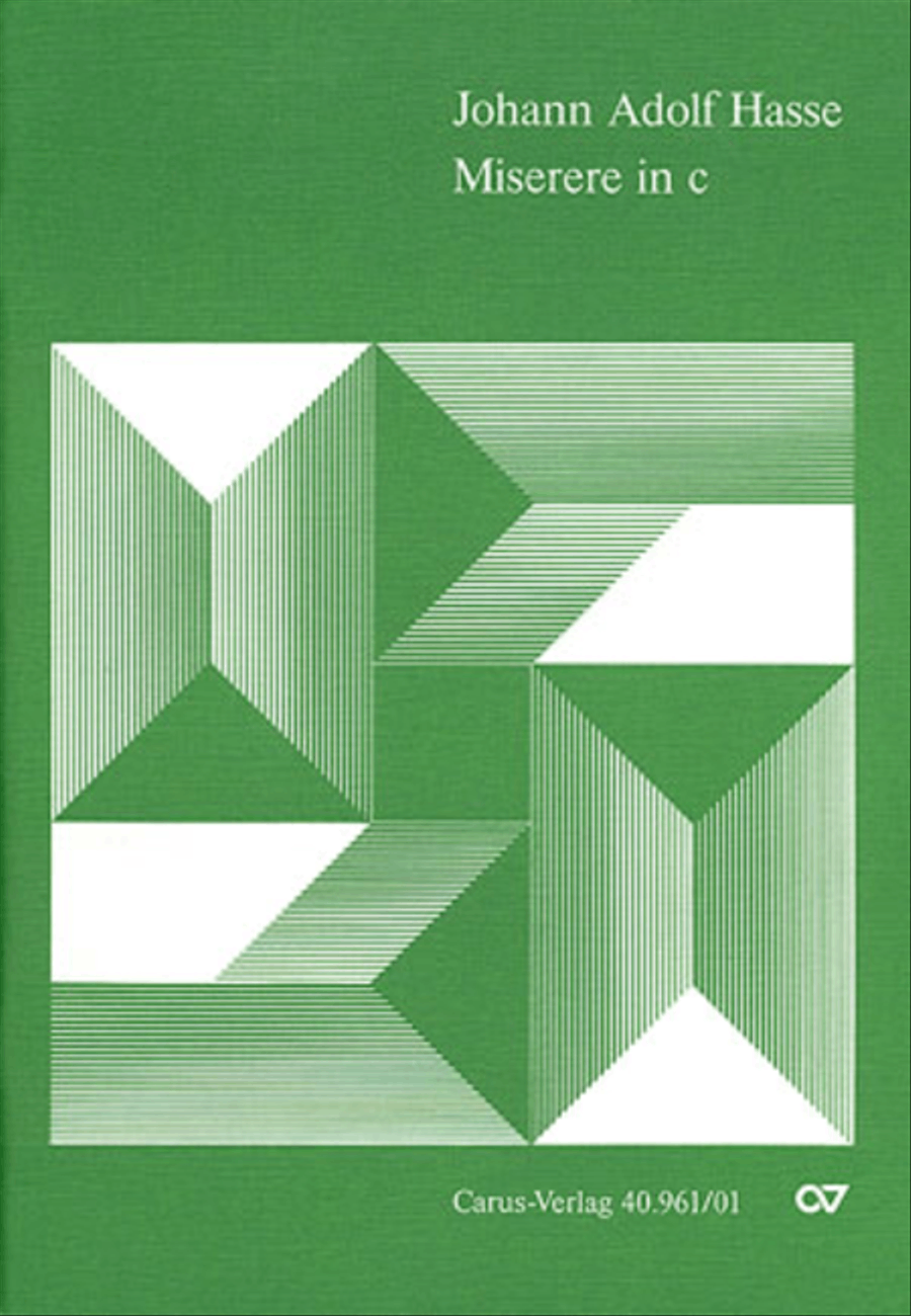 Miserere in C minor 4-Part scores gallery preview page 1