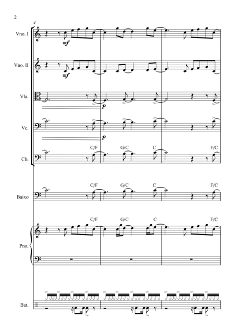 Hosanna Hosanna Small Ensemble scores gallery preview page 2