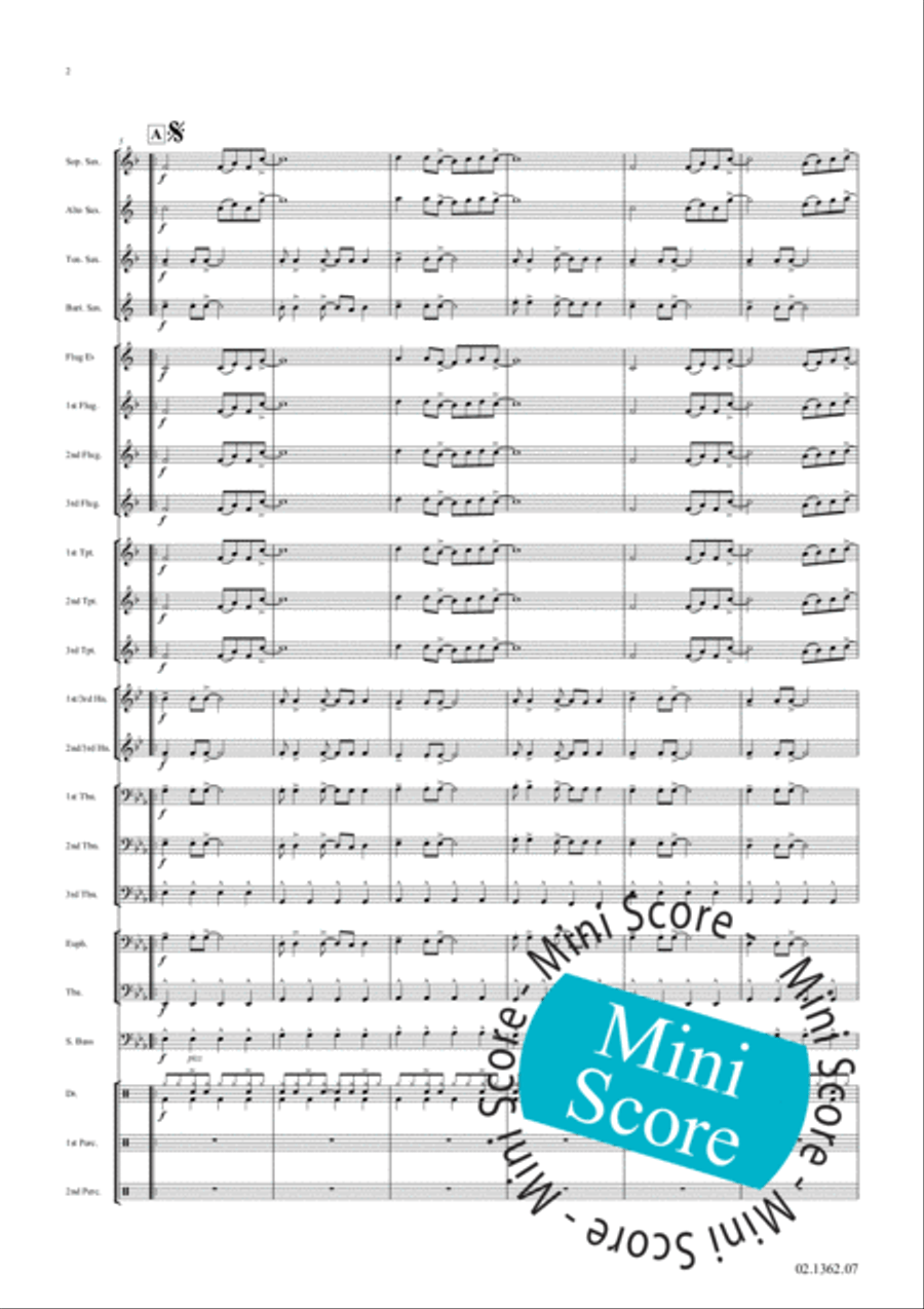 Fascinating Drums / Pavane In Blue Fanfare Band scores gallery preview page 8