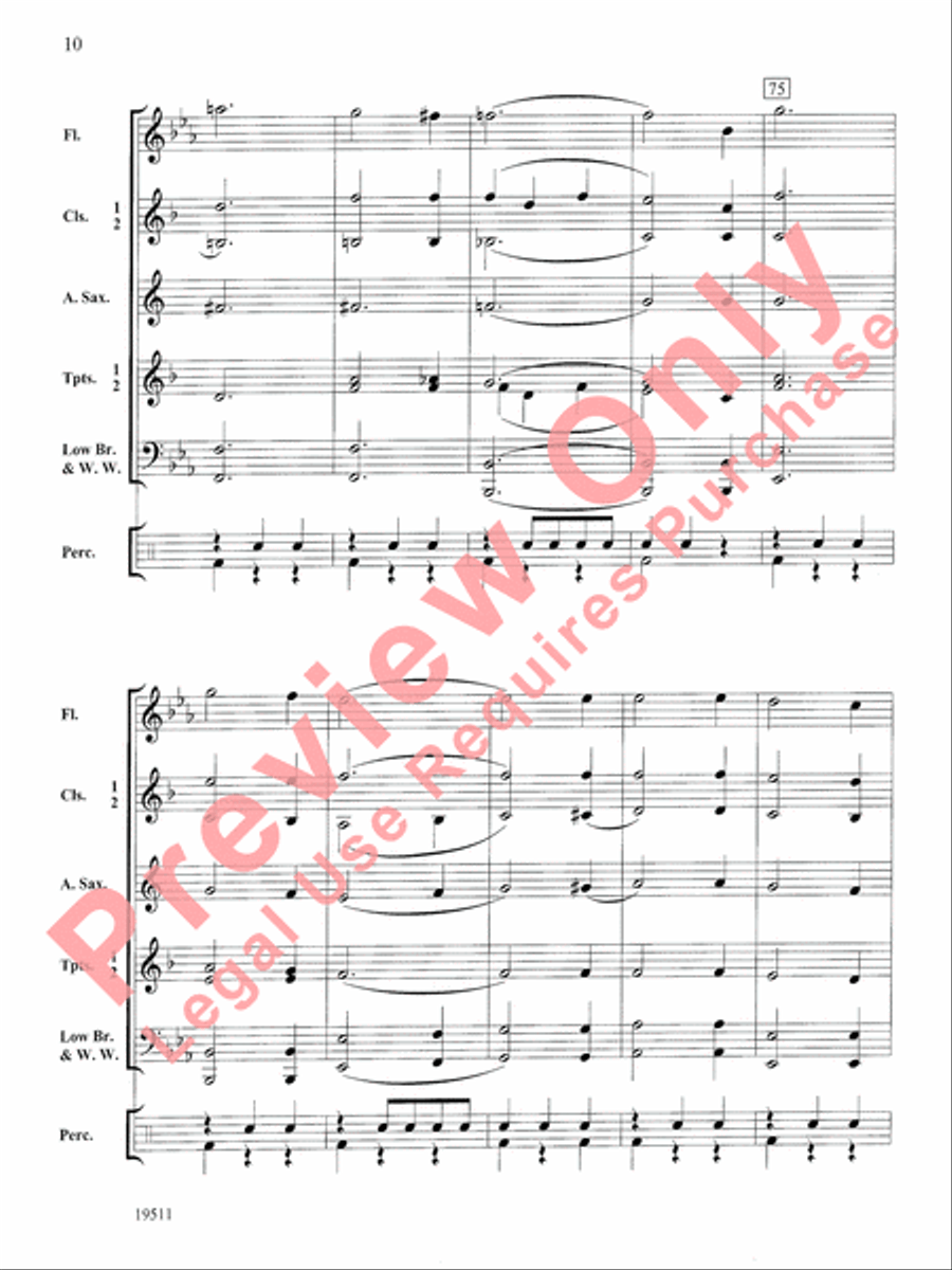 A Celtic Celebration Concert Band scores gallery preview page 11
