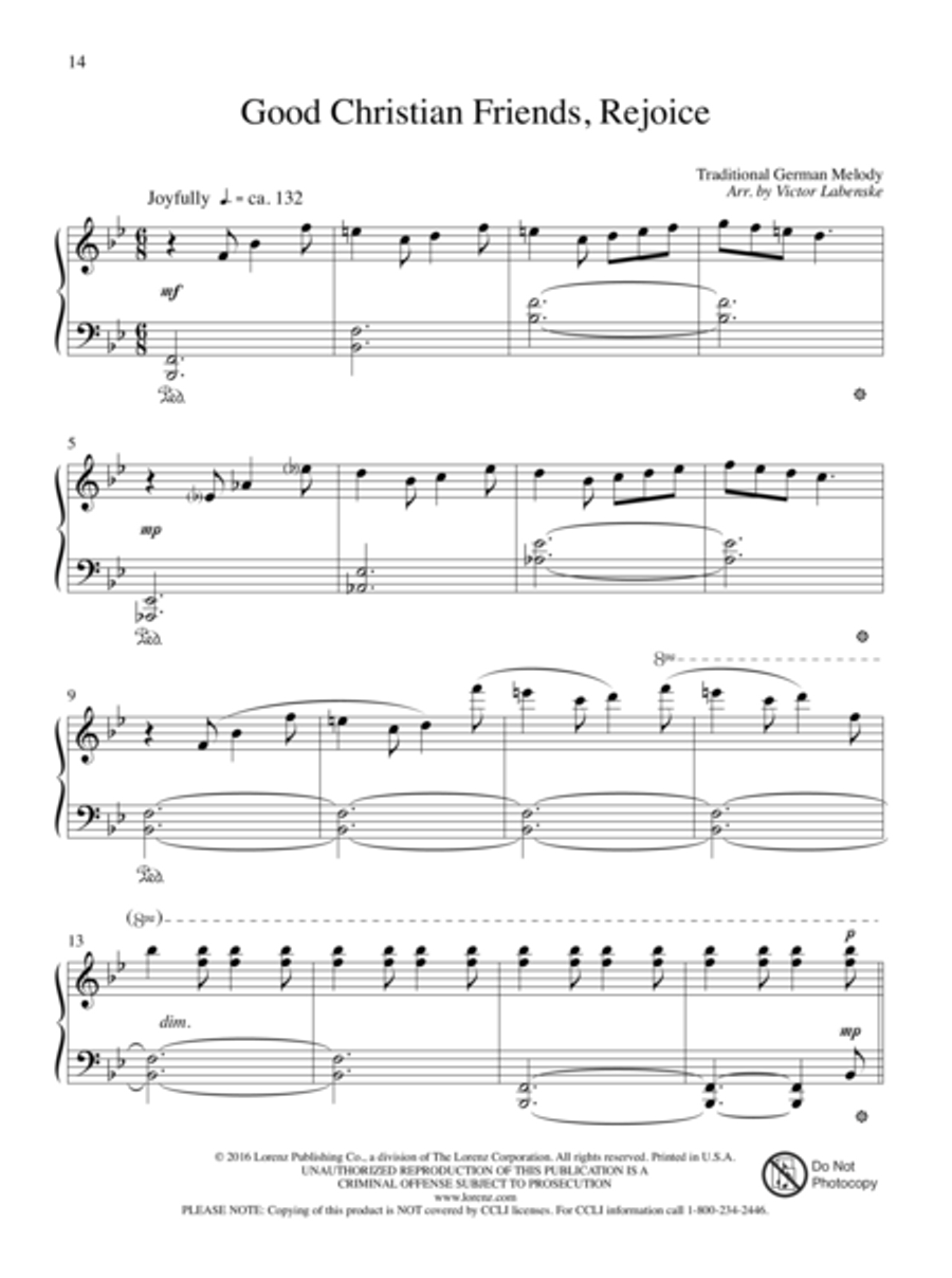 Christmas Impressions Piano Solo scores gallery preview page 8