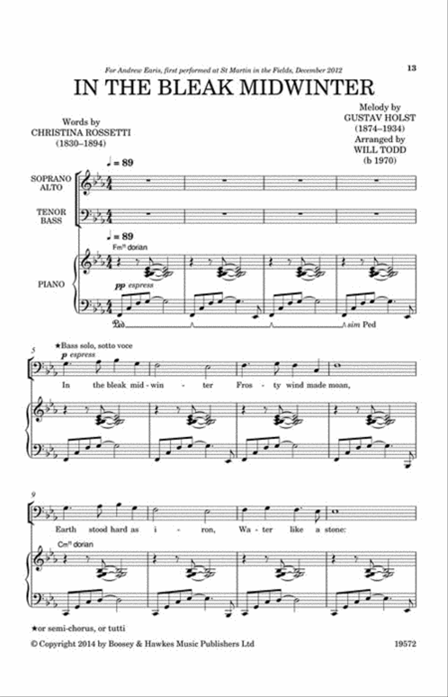 Three More Jazz Carols 4-Part scores gallery preview page 4