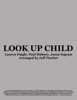 Book cover for Look Up Child