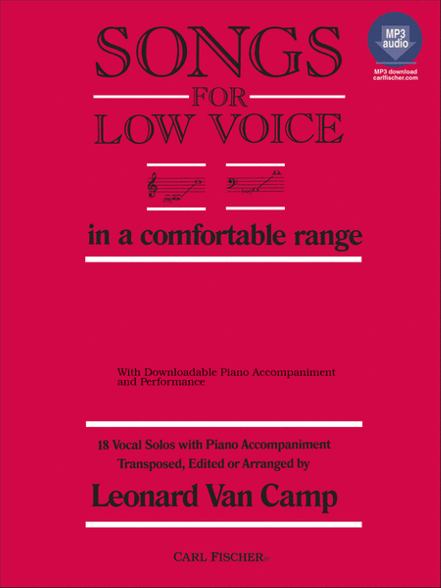 Songs for Low Voice Songs for Low Voice Low Voice scores gallery preview page 1