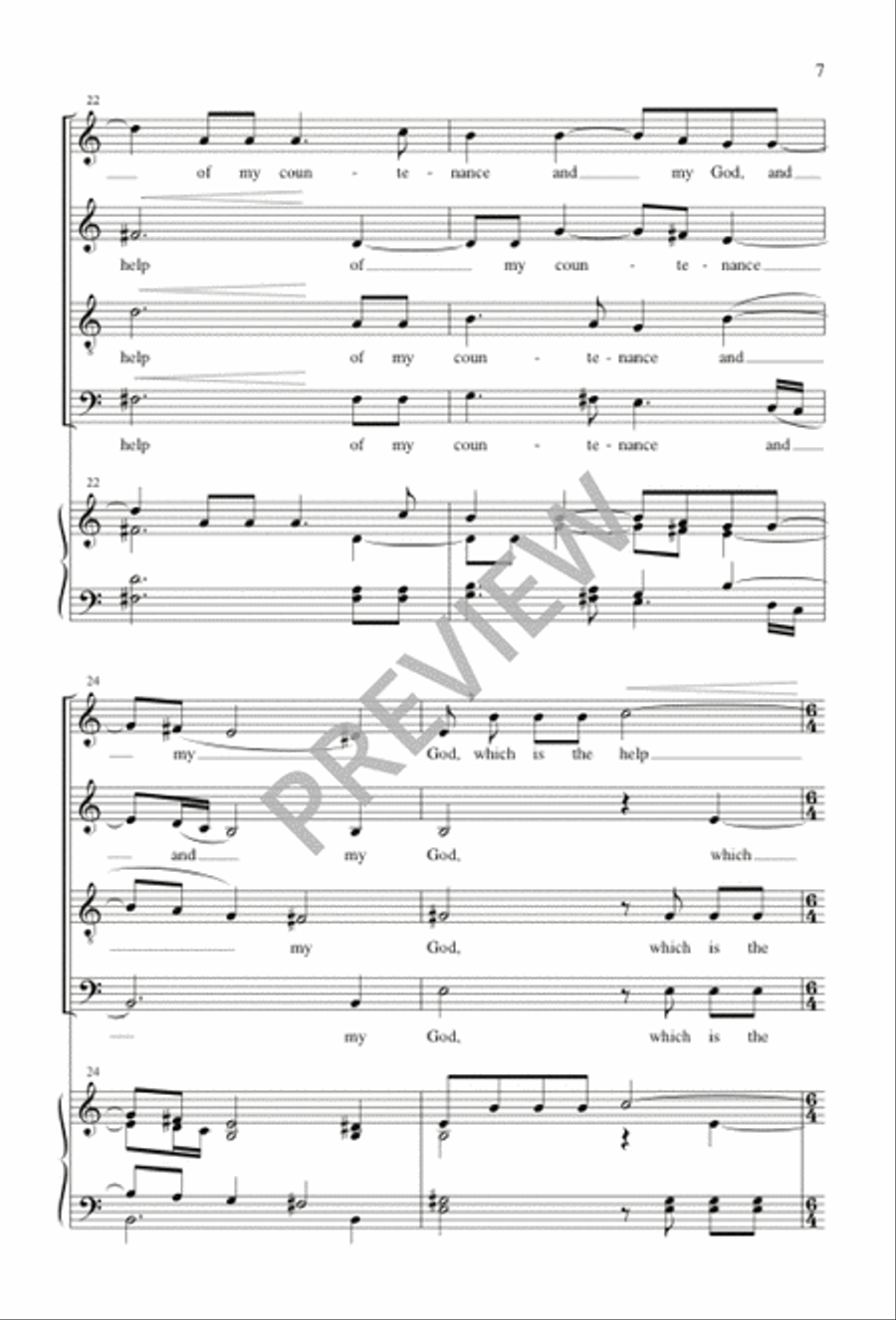 Why Art Thou So Heavy, O My Soul 4-Part scores gallery preview page 8