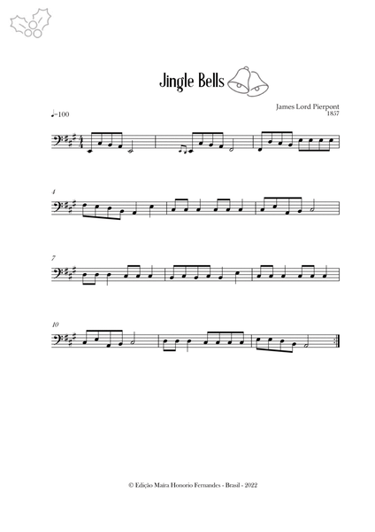Jingle Bell for Cello - Easy image number null