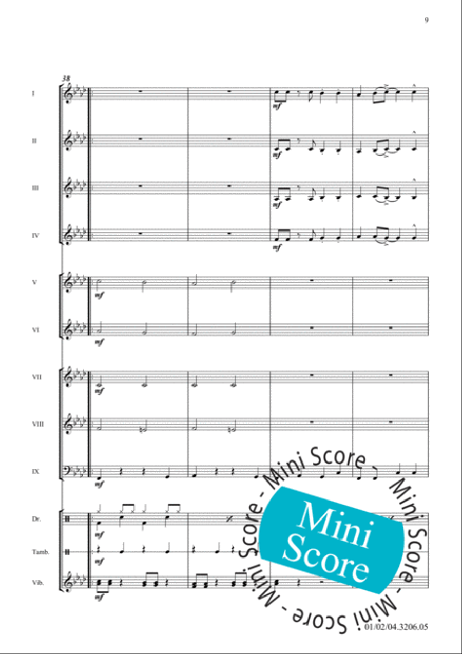 Sing, Sing, Sing Sing, Sing, Sing Fanfare Band scores gallery preview page 13