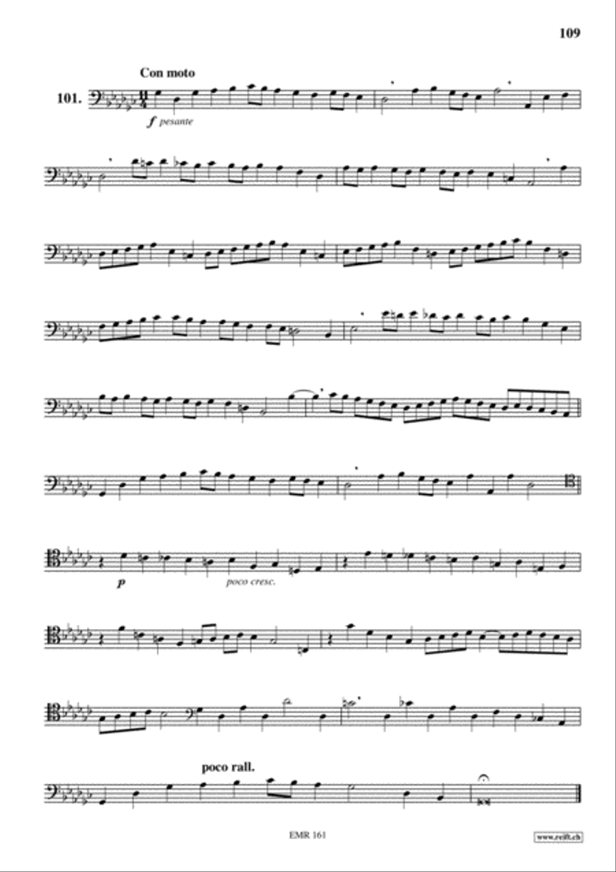 Studies in all Clefs Trombone Solo scores gallery preview page 50