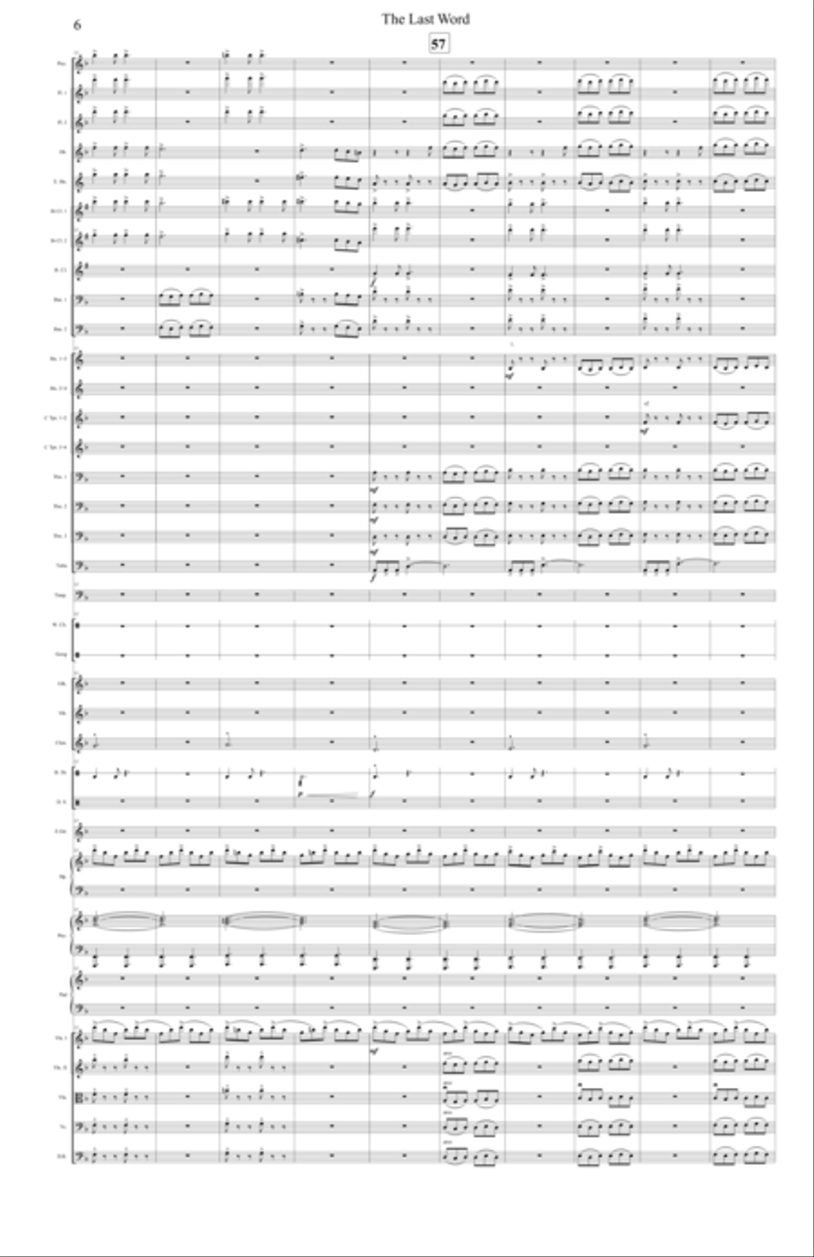 The Last Word Small Ensemble scores gallery preview page 6
