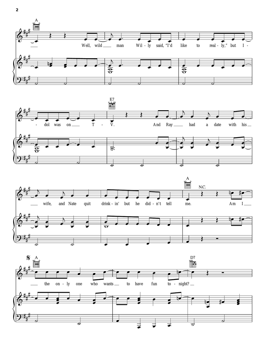 Am I The Only One Acoustic Guitar scores gallery preview page 2