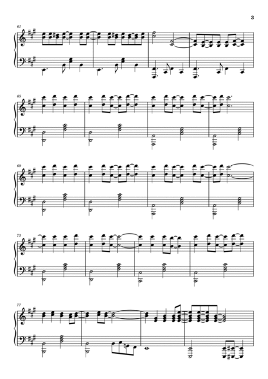 Time Piano Solo scores gallery preview page 3